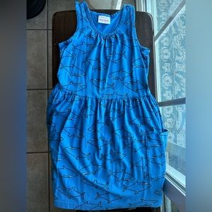 Hanna Anderson: girl casual dress with side pockets (barely used)